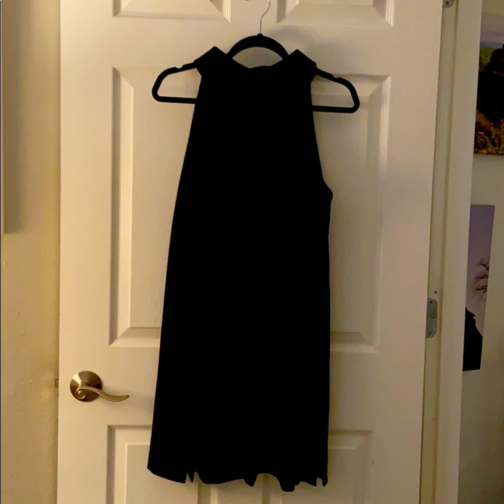 Navy, classy, sleeveless dress